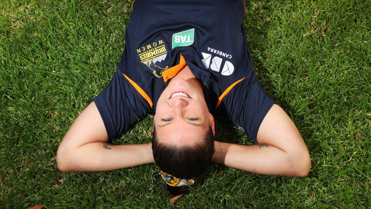 BIG STEP: Harriet Elleman has been selected
for her second season with ACT Brumbies
for the Super W season. Picture: Emma Hillier