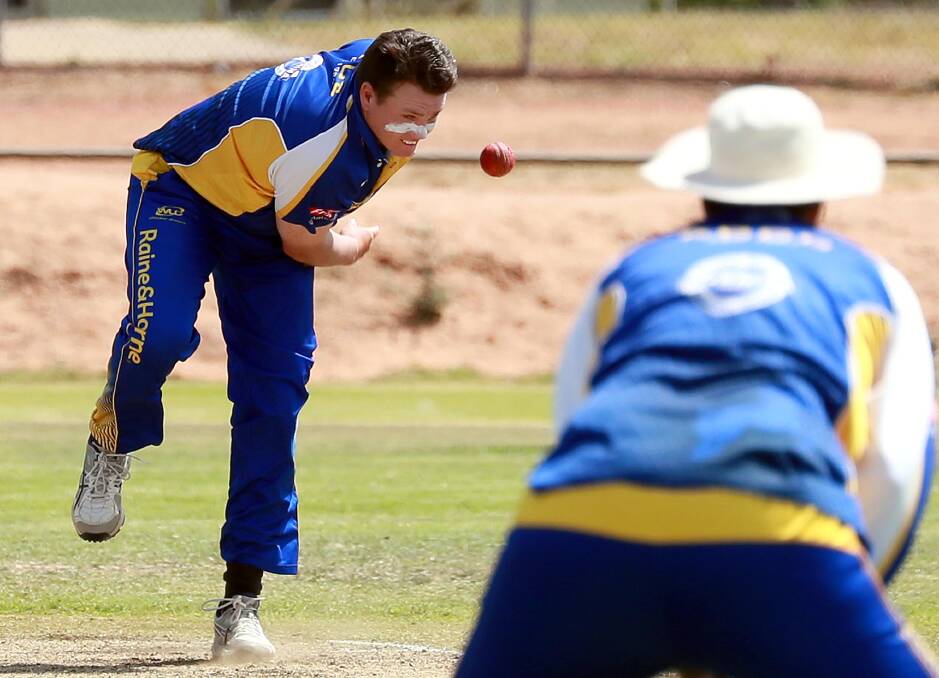 Macgregor Hanigan took four wickets in his return match for Kooringal Colts.