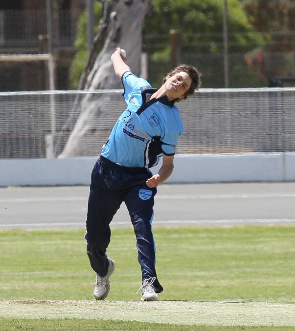 Blake Harper is just behind South Wagga teammate Ryan Kirkwood at the top of the Wagga cricket bowling figures.