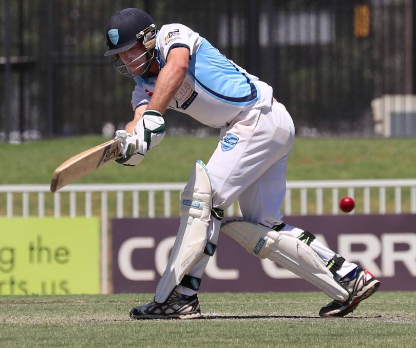 GOOD KNOCK: Brayden Ambler made 92 as South Wagga got themselves out for trouble for a two-wicket win over St Michaels on Saturday and stay on top of the ladder. Picture: Les Smith