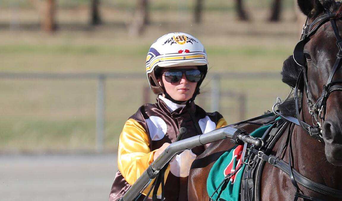 Miranda McLaughlin is chasing more success with Western Style at Riverina Paceway on Tuesday after a win with the three-year-old on Sunday.