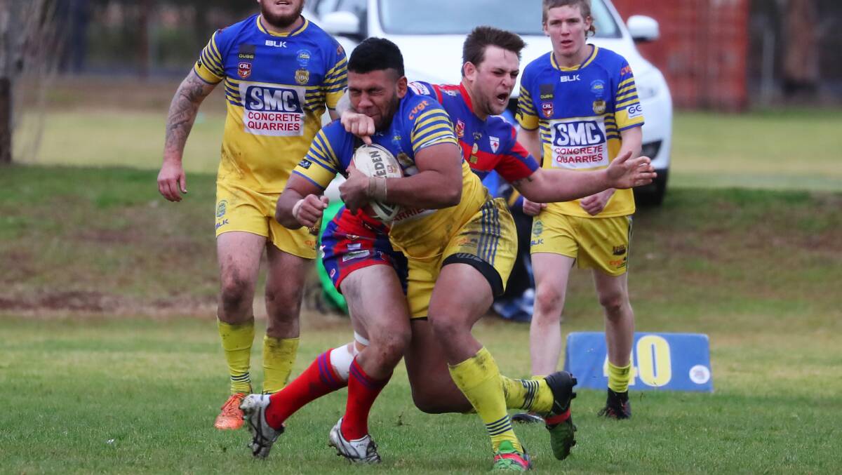 Troy Barby was sent off for this tackle on Simione Naiduki on Saturday and faces at least a two-game ban.