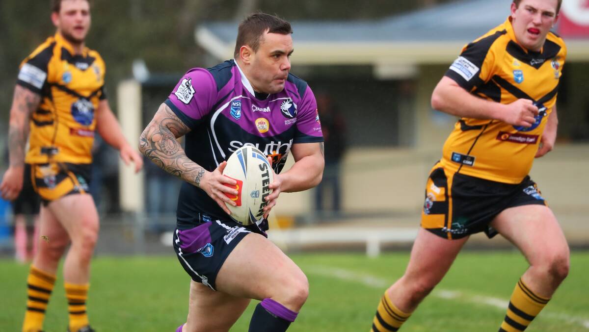 Laurie Bamblett was one of Southcity's injury concerns from the loss to Gundagai.