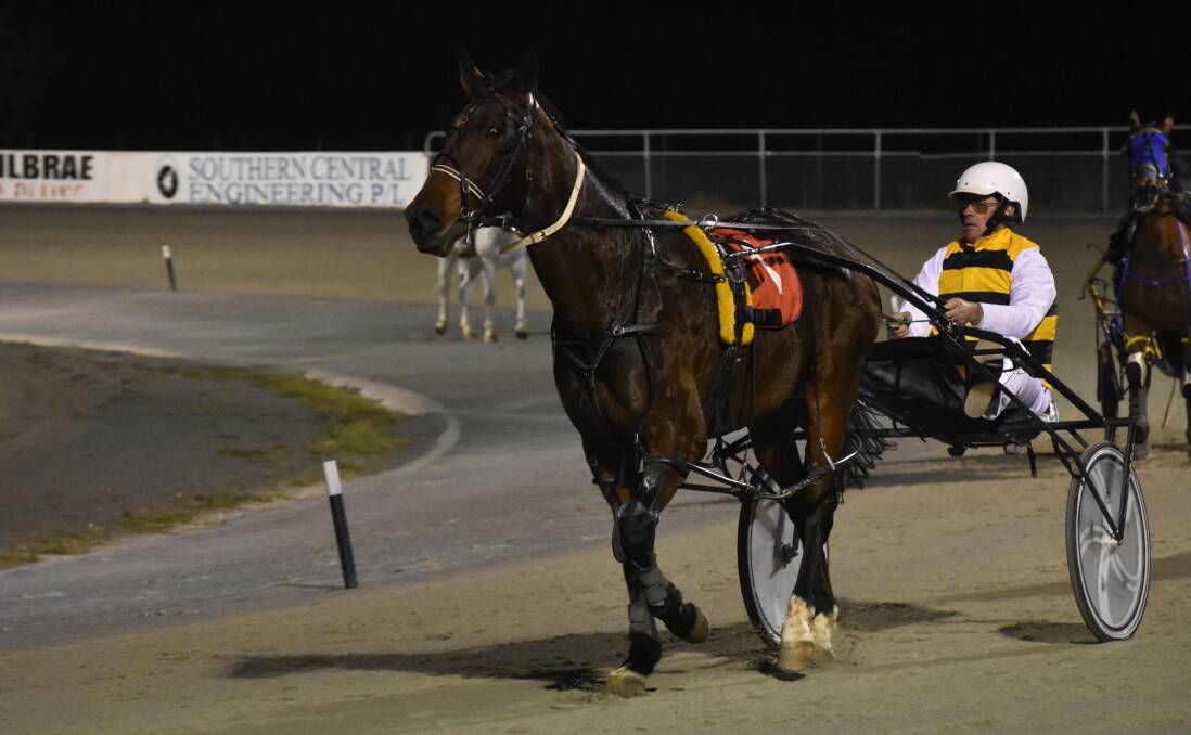 Eric McDermott brings Mastablasta back after he brought up his first win at Leeton on Tuesday.