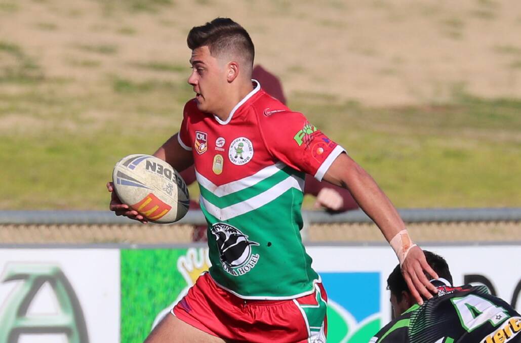 MISSING OUT: Brothers centre Jordan Little won't line up against Gundagai due to an ankle injury he's been struggling with since joining the club.
