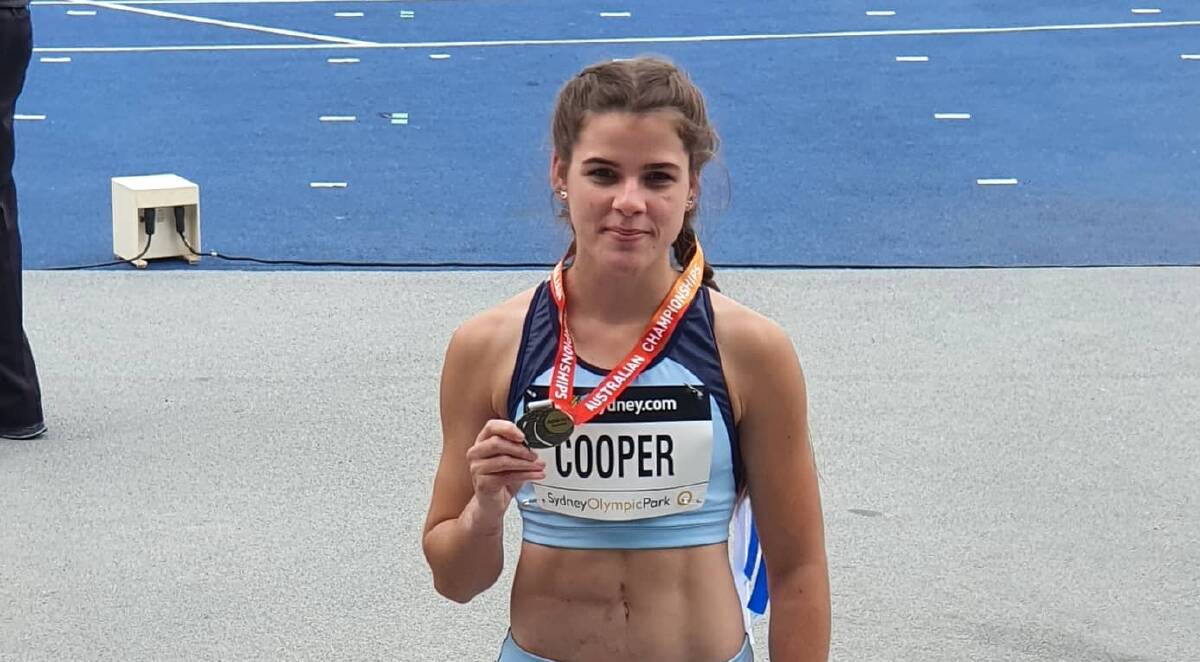 RECORD SETTER: Indi Cooper had a memorable national championships.