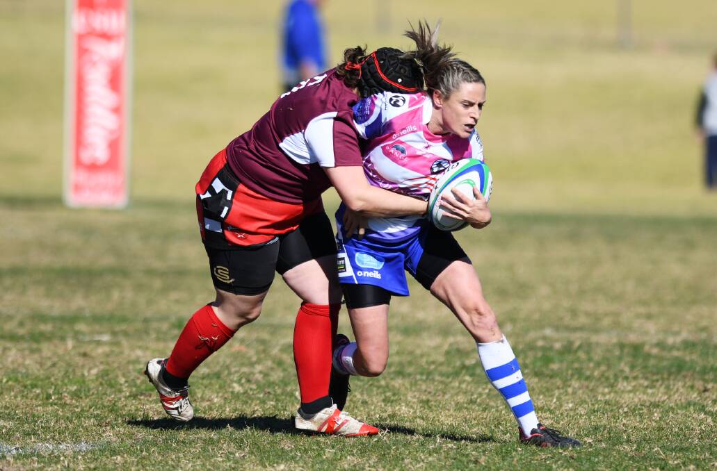 Kellie Allcorn's four conversions proved to be the difference for Wagga City on Saturday.