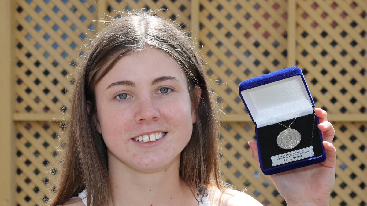 TOP NOD: Temora's Emily Perrot was named the Group Nine best and fairest winner in leaguetag for a second year running. Picture: Les Smith