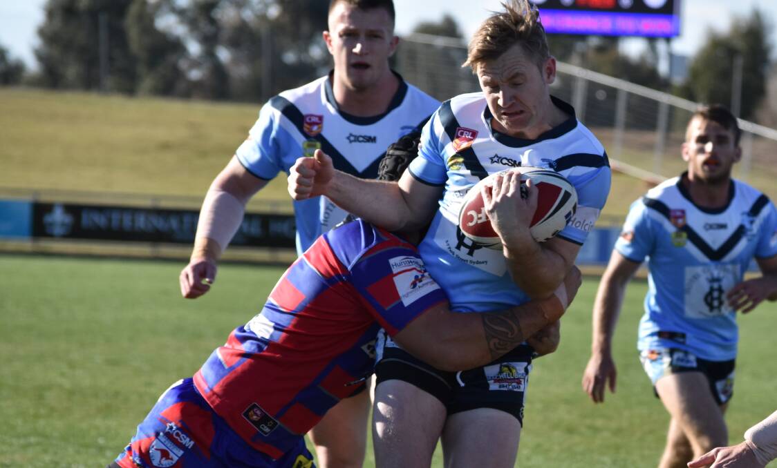 Dean Bristow scored two first half tries in Tumut's win over Kangaroos.