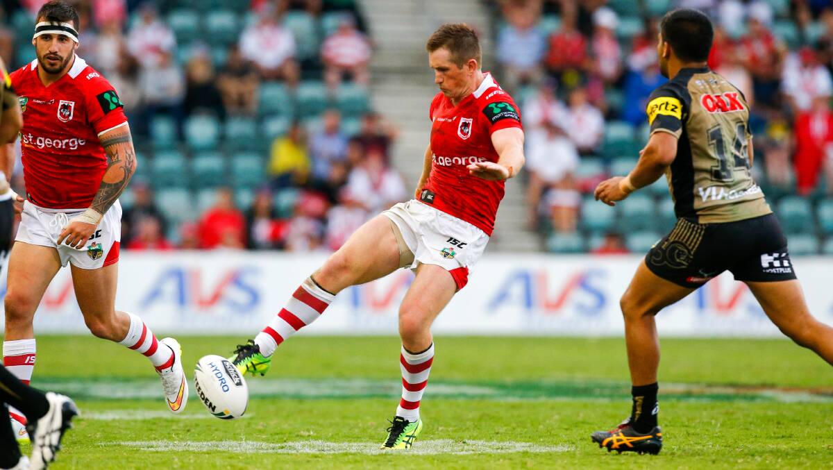 Josh McCrone, pictured during his stint with St George Illawarra, will link Young next week before Cherrypickers coach Nick Hall is fully focused on getting the side back to winning form against Brothers on Sunday.