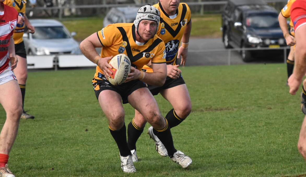 James Luff scored a try in his return from a serious ankle injury on Saturday.