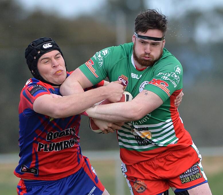 Tom Warner playing for Brothers in 2014. He was named joint best and fairest winner in the Canberra Raiders Cup last season.