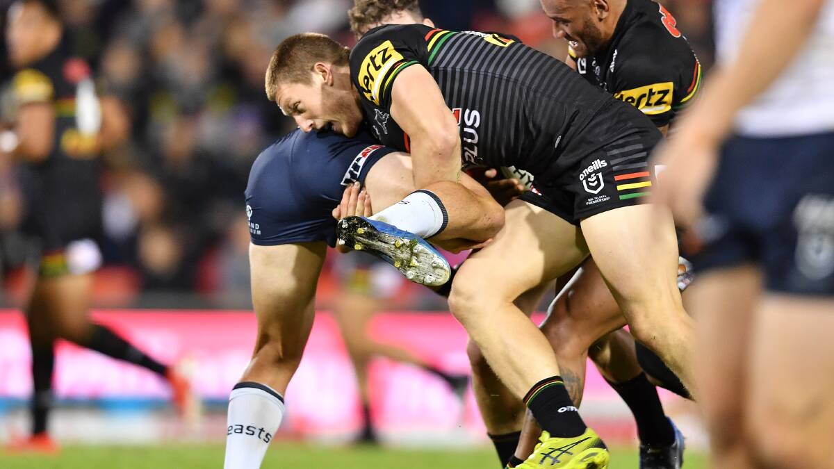 Jack Hethington playing for Penrith earlier this season. Picture: NRL Imagery/Robb Cox