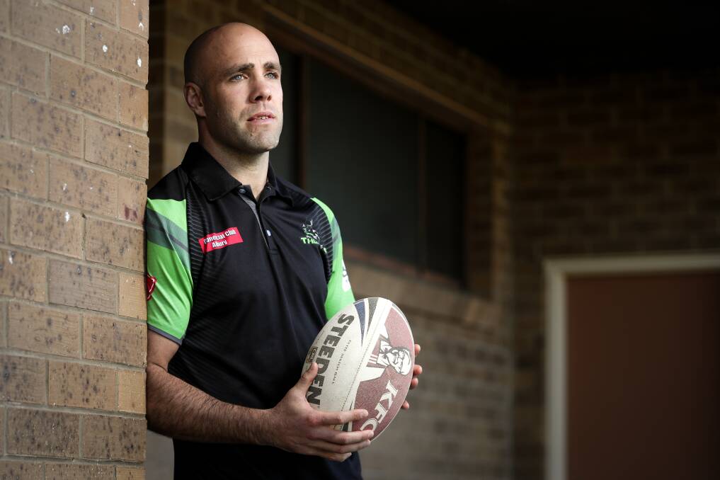 Albury coach Adrian Purtell has been fulfilling his role despite being diagnosed with lymphoma.