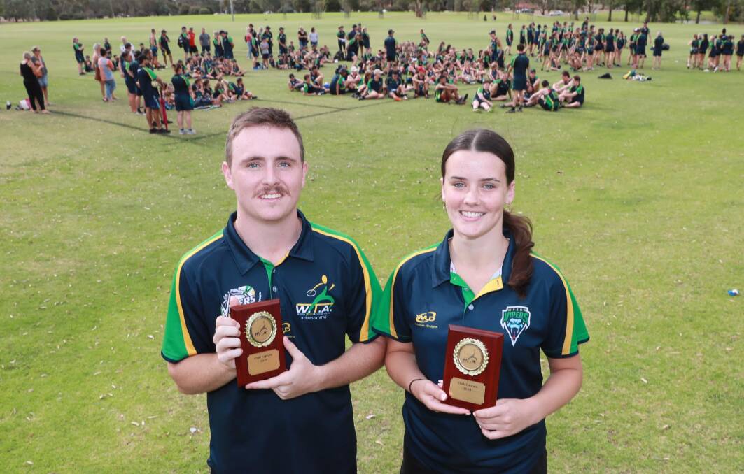 NEW LEADERS: Riley Browning and Ella McFarlane have been named as captain for Wagga's team ahead of the Junior State Touch southern conference finals at Jubilee later this month. Picture: Les Smith