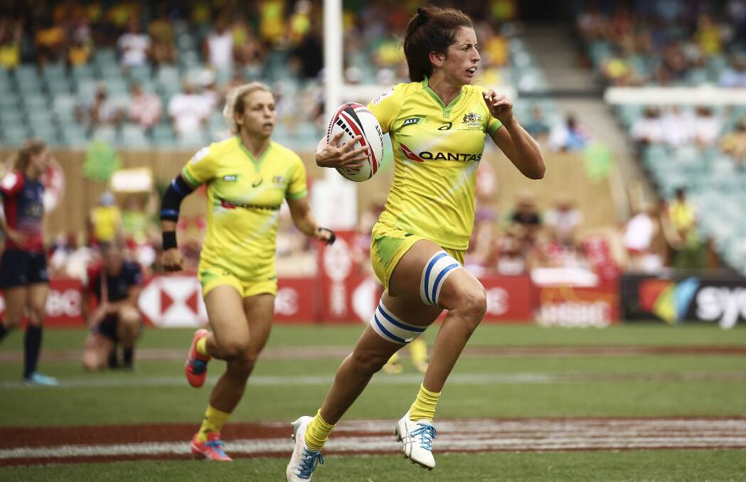 COMEBACK TRAIL: Alicia Quirk has signed a new team with the Australian women's rugby sevens team and she returns from a knee injury. Picture: Rugby Australia/Karen Watson
