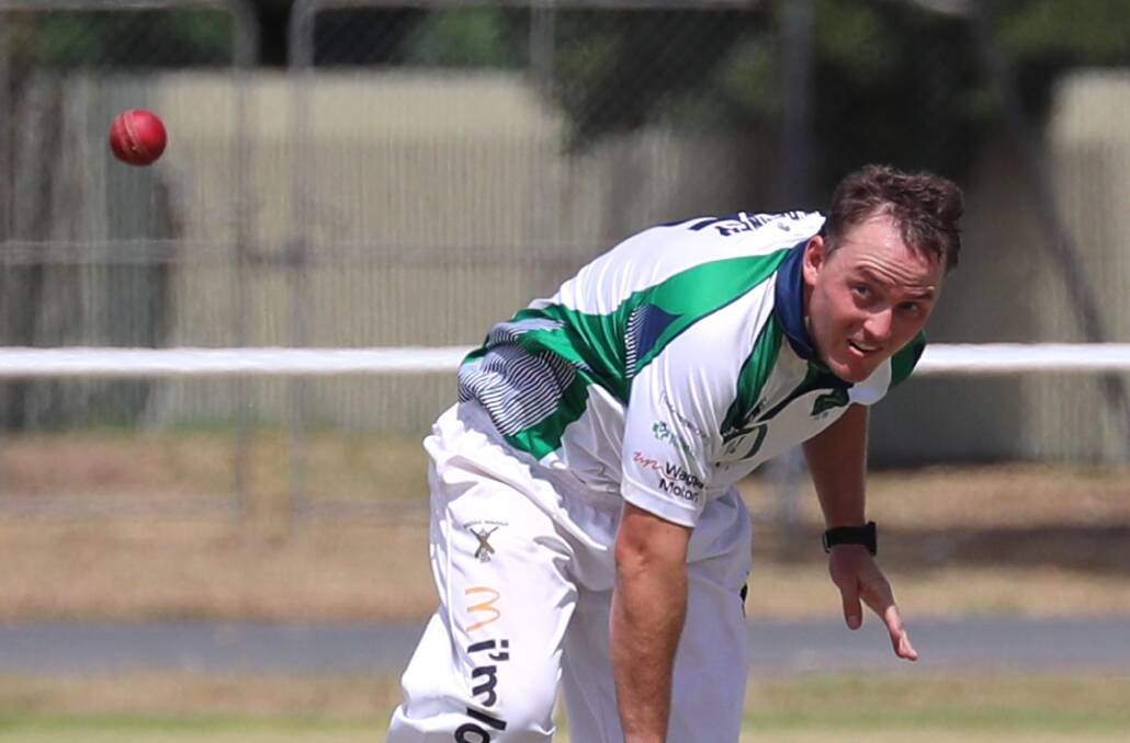 Dean Crane took 10 wickets in Wagga City's last match before the finals.