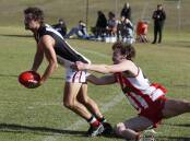 BIG OUT: North Wagga coach Cayden Winter will join ruckman Matt Parks on the sidelines for their clash with Temora at McPherson Oval on Saturday.