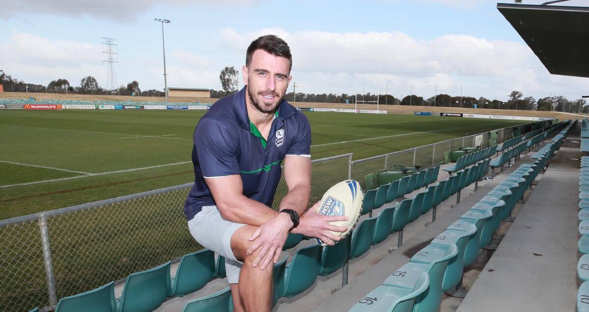 ON THE MOVE: A fractured leg is set to end James Smart's playing career at Gundagai as he prepares for a move to coach Kangaroos next year. Picture: Les Smith