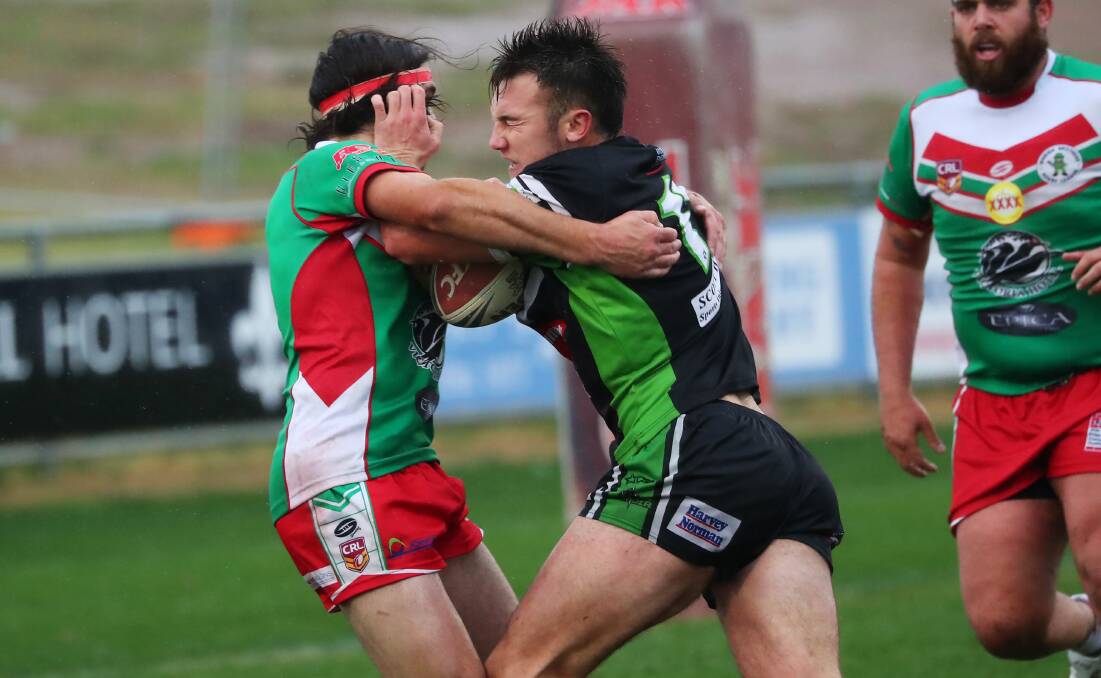Liam Wiscombe had another strong game for Albury on Saturday.