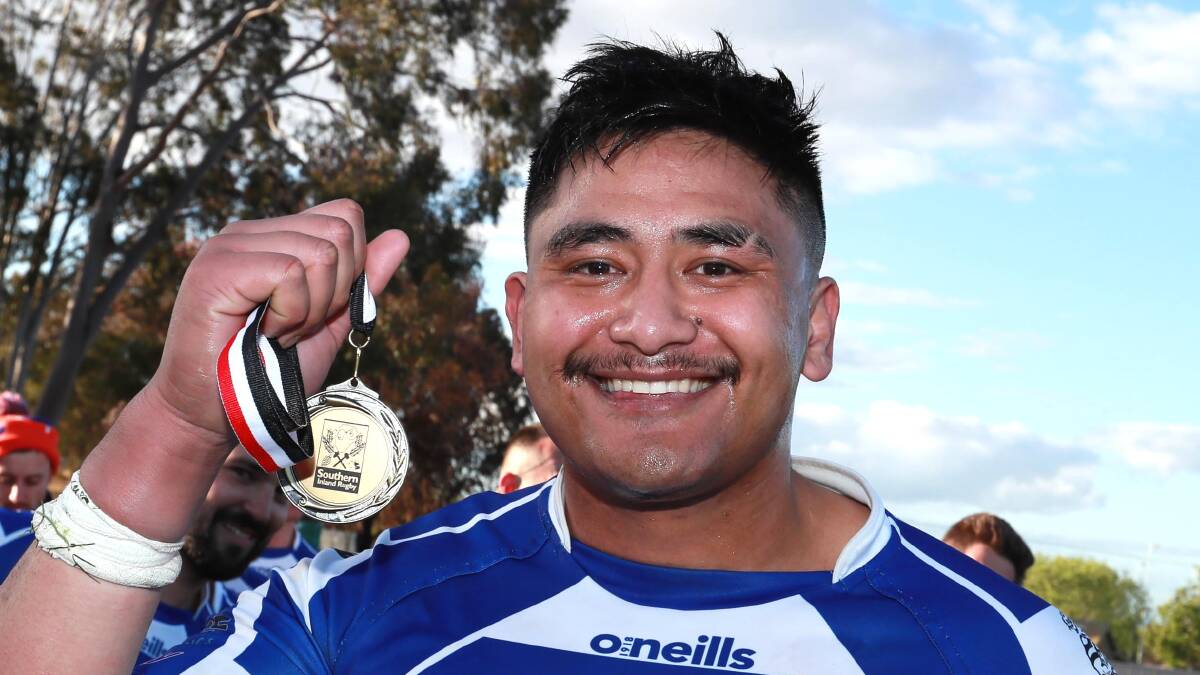 STANDOUT: Wagga City forward Pita Herangi won the Rivcoll Old Boys Medal after an outstanding performance in the grand final win over Waratahs. Picture: Les Smith