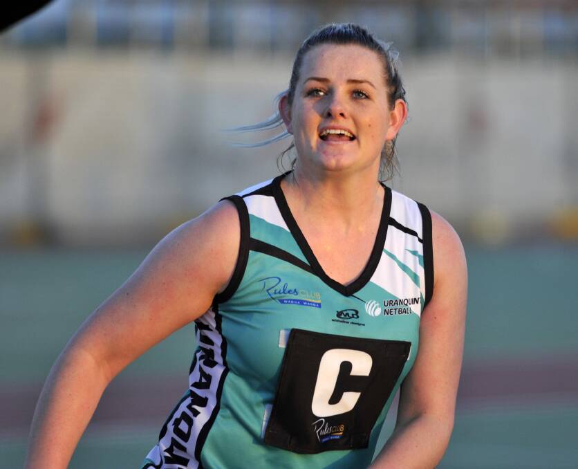 Uranquinty centre Olivia Tilyard was named Wagga Netball's best and fairest on Wednesday ahead of her team's attempt to win the grand final on Sunday.