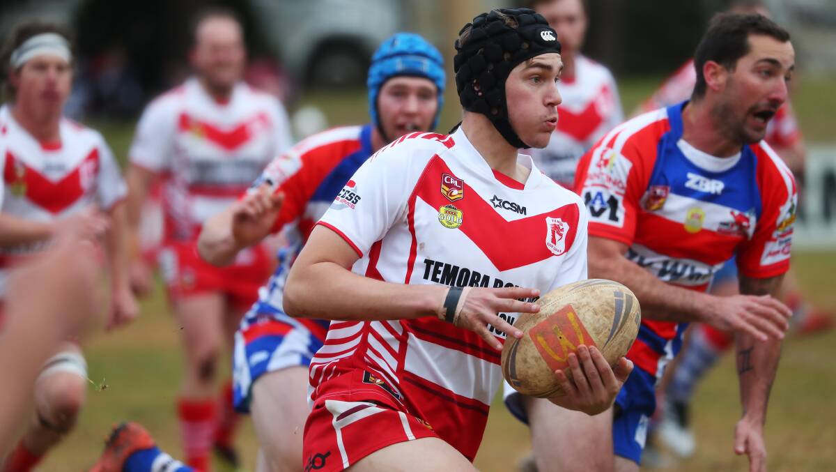 Hamish Starr scored a try in Temora's win over Albury on Saturday.