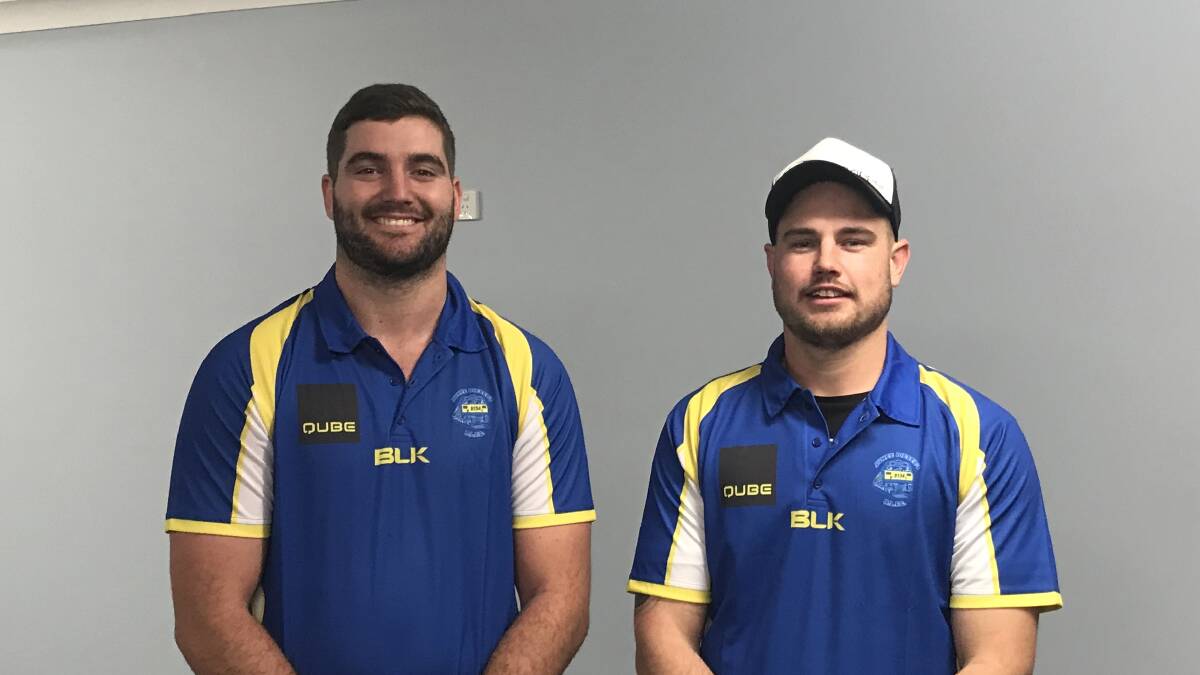 LATEST ARRIVALS: West Wyalong co-coaches Jake Goodwin and Tim Dore have signed on with Junee for the 2020 season.