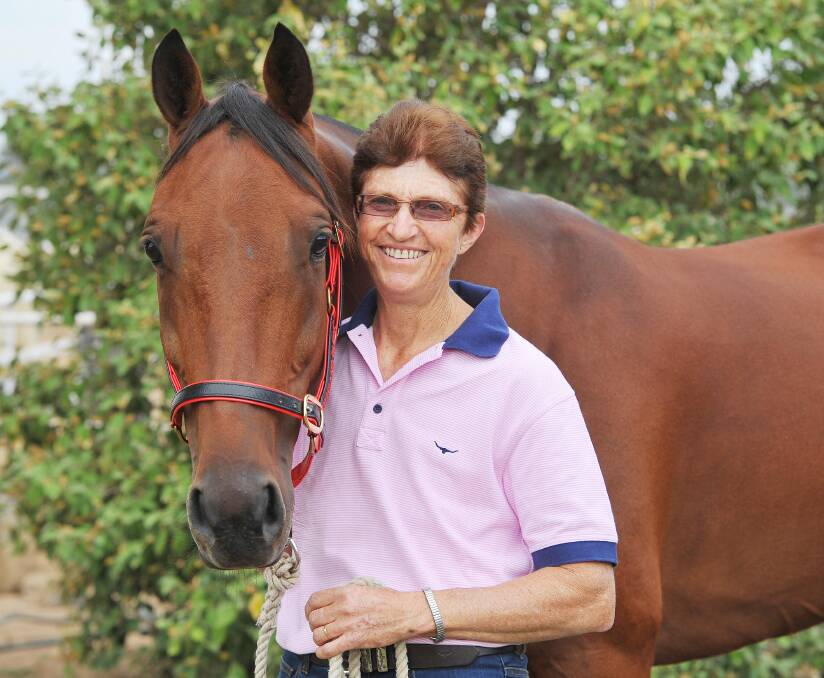 VALE: Wagga trainer-driver Judith Rutland, pictured with Stoneridge Major in 2016, lost her battle with cancer on Monday.