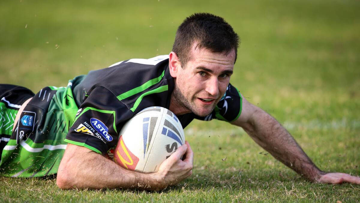 Curtly Jenkinson scored the winning try for Albury.