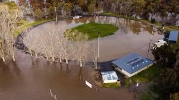 OUT OF BOUNDS: While the water has subsided, Gundagai are still unable to access Anzac Park to access all the damage.