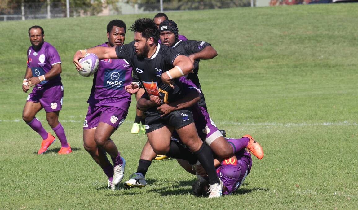 Chris Latu scored a try in Griffith's win over Tumut on Saturday.