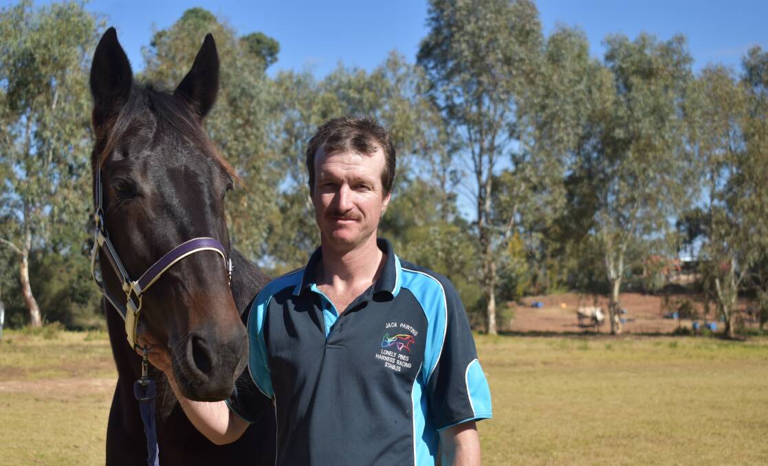 BIG TASK: Blake Jones is chasing his first group one win at Riverina Paceway on Sunday with Regional Championships favourite Forever Yin. Picture: Courtney Rees
