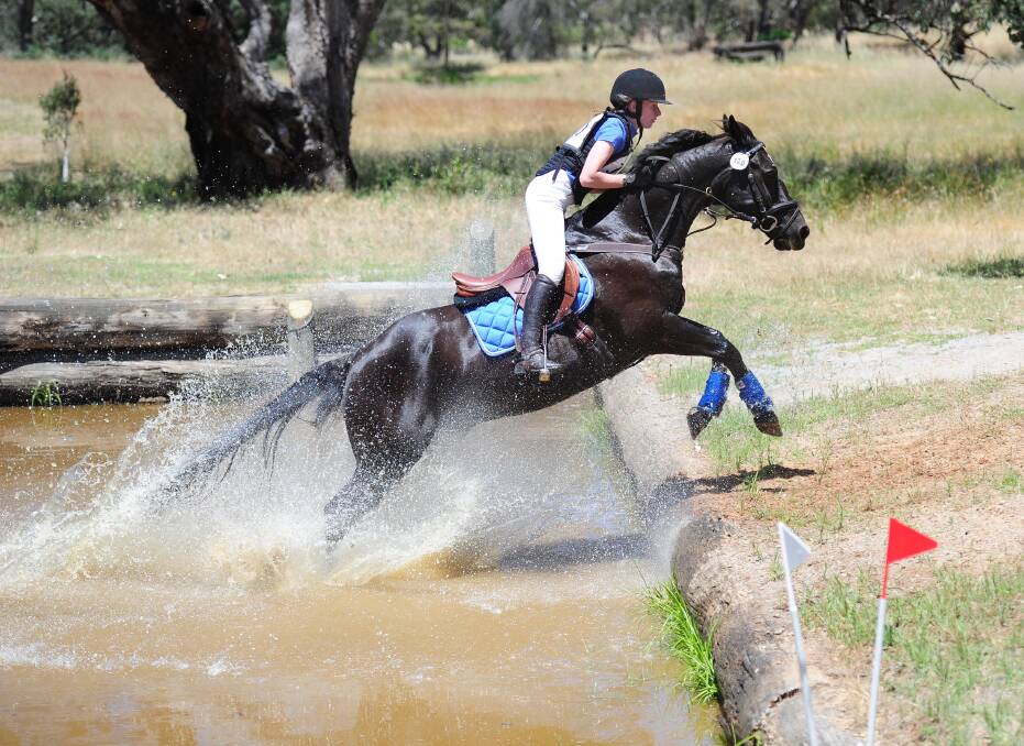 Majenta Little on Tassa Rocks in the last Horse Trials in 2016.