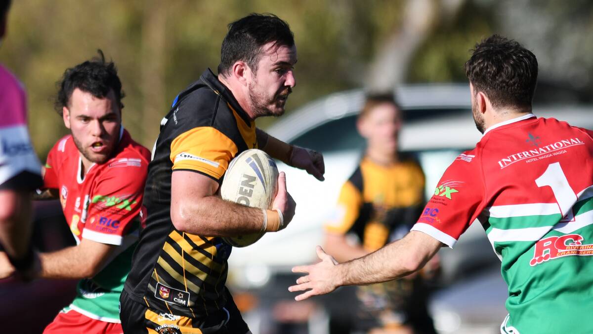 Tyron Gorman has moved into the centres to play Albury on Saturday.