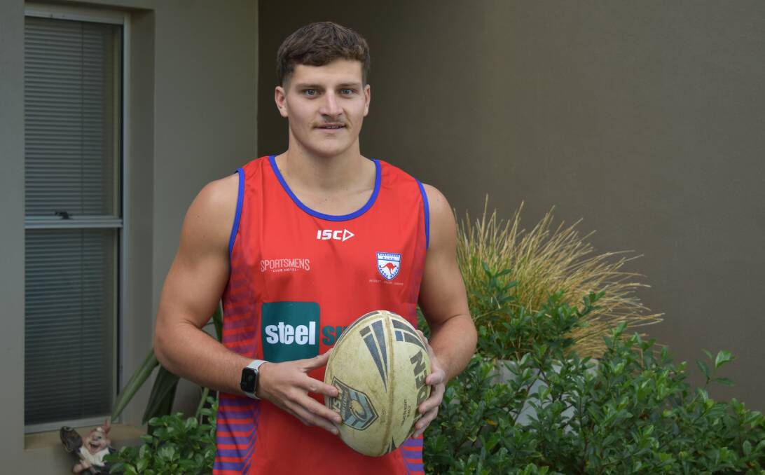 SWITCHING IT UP: Bowie Foster will start the season at hooker for Kangaroos' clash with Young on Sunday. Picture: Courtney Rees
