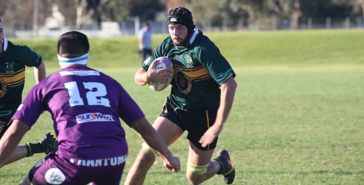 Ben Brooke scored a hat-trick in Ag College's win over Leeton.