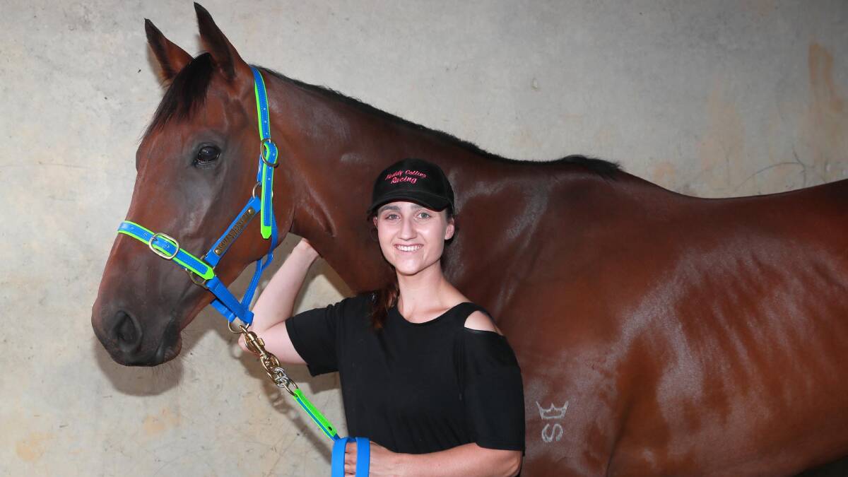 Maddy Collins is chasing consecutive wins with Kenelem at Wagga on Saturday.