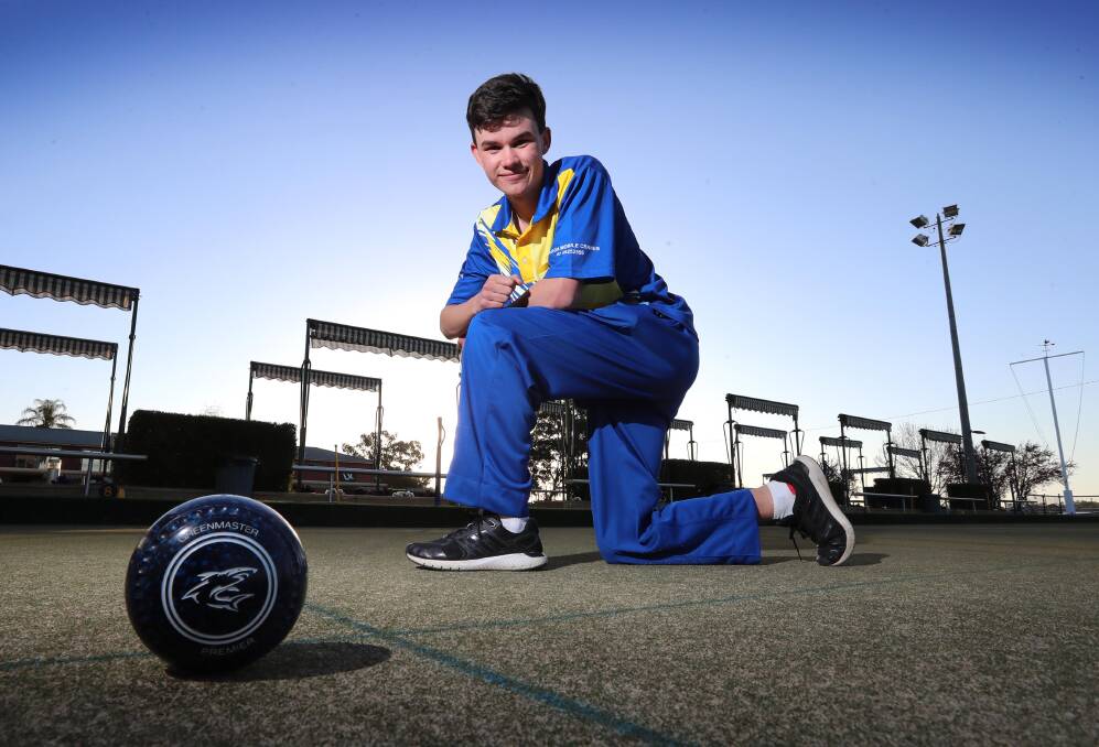 RISING STAR: Wagga RSL young gun Heath Walker is part of the NSW team for the under 18s national championships in Queensland next week. Picture: Les Smith 