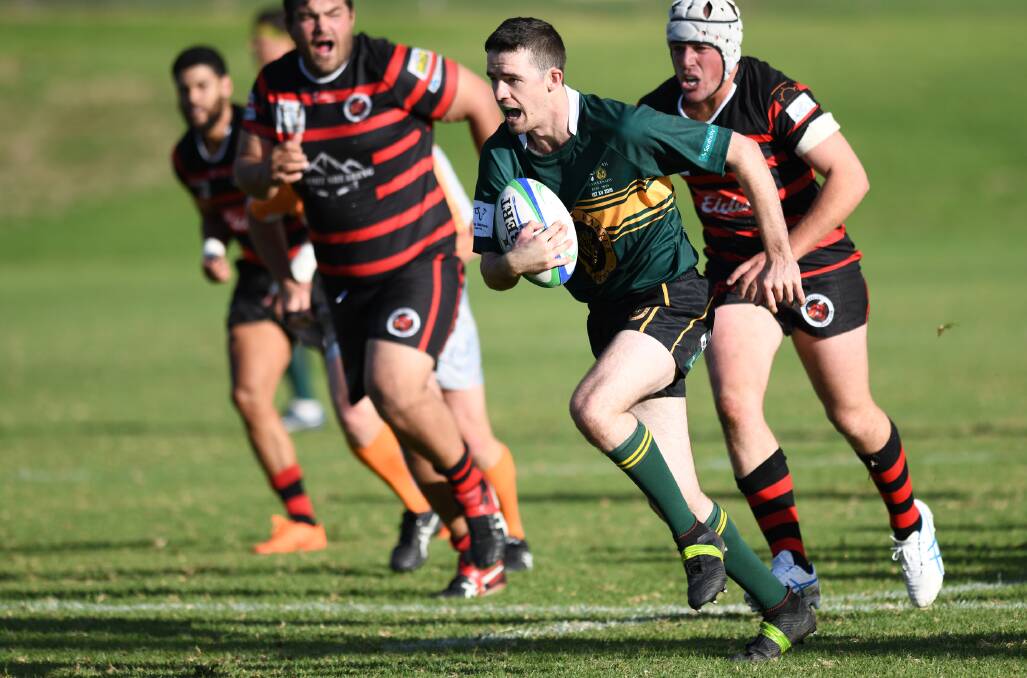 Will Whiteley scored a late intercept try to help Ag College to victory.