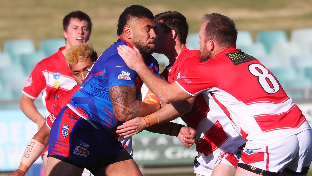 STILL IN ACTION: Kangaroos front rower Simione Naiduki was uninjured after an awkward tackle in their last game and will start against Gundagai.