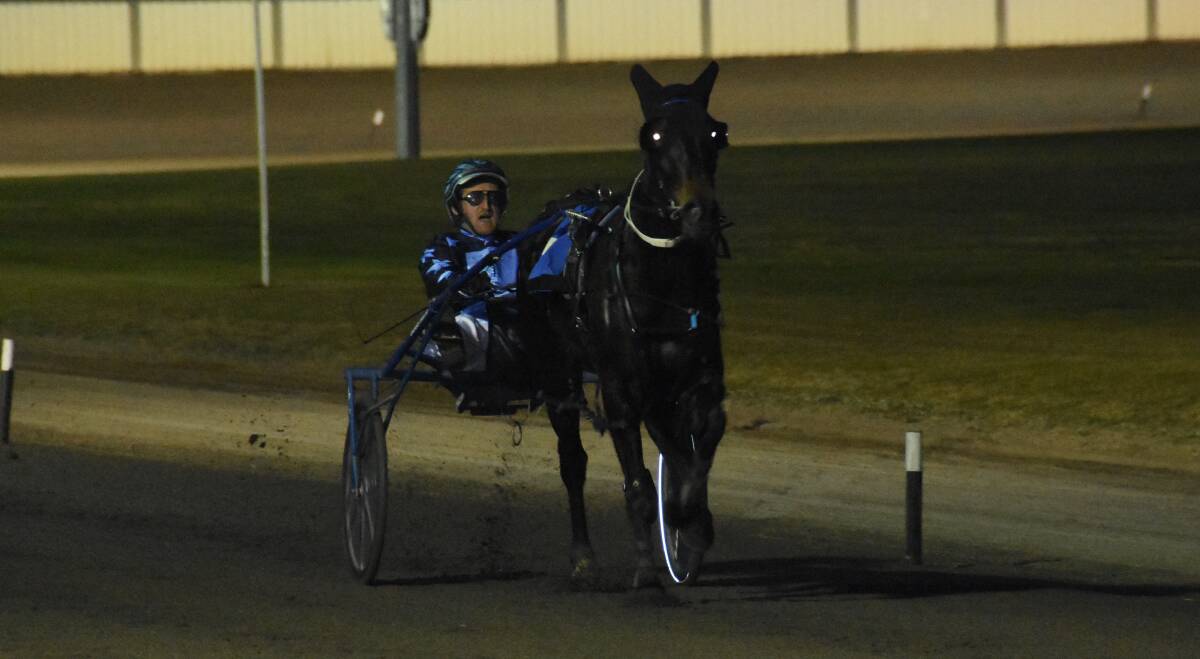 Adira completing the first leg of a race-to-race double for Jackson Painting and David Kennedy at Young on Tuesday night.