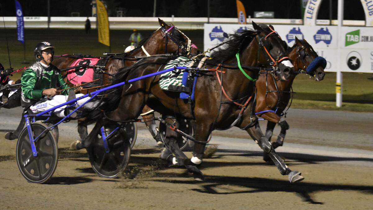 Clare Clare, pictured winning the Leeton Pacers Cup, lines up in the group one Ladyship Cup at Melton on Saturday.