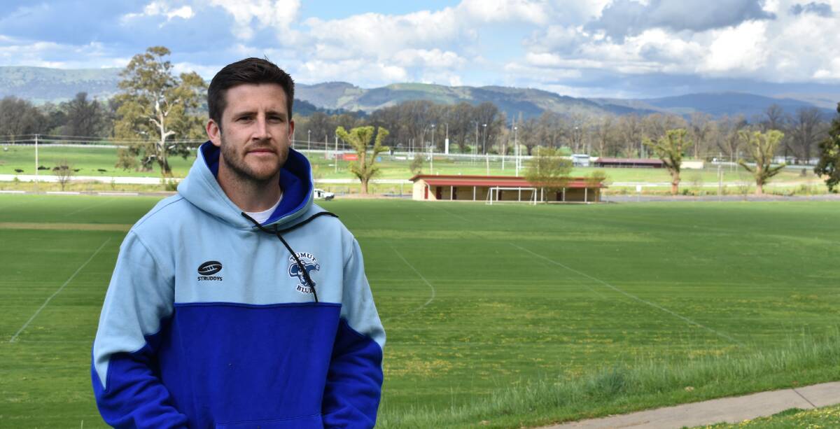 READY TO GO: After missing the preliminary final through suspension, Tumut co-coach Lachlan Bristow can't wait to line up against Gundagai in the Group Nine grand final. Picture: Courtney Rees