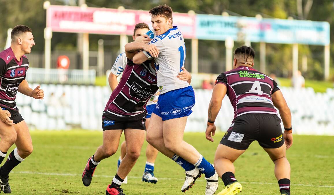 COMING HOME: Royce Tout, pictured playing for Newtown Jets, is back with junior club Gundagai for the rest of the season.