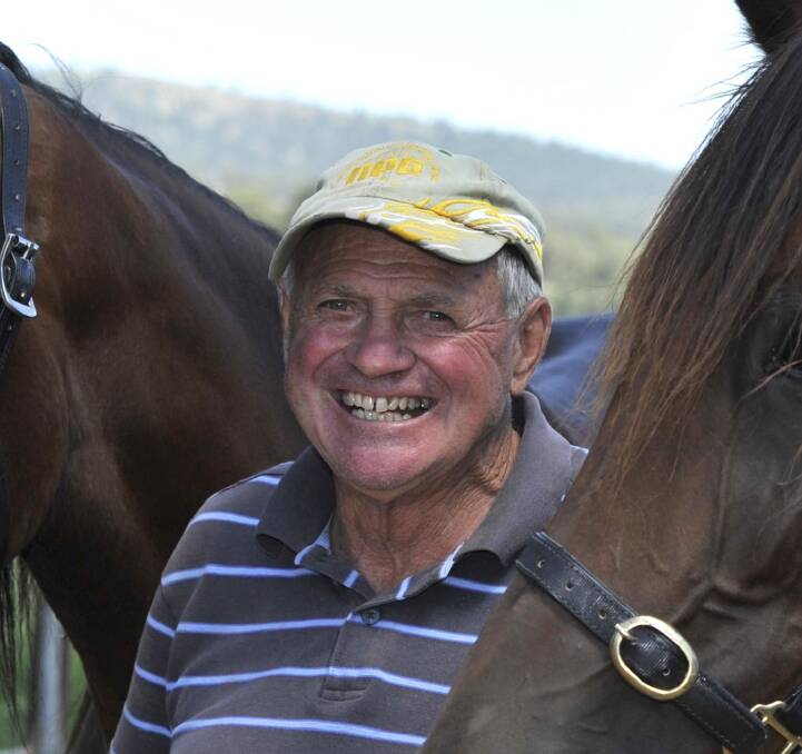 Wagga trainer-driver Ray White scored a win with Artistic Bill on Friday. It was the gelding's first win at start 38.