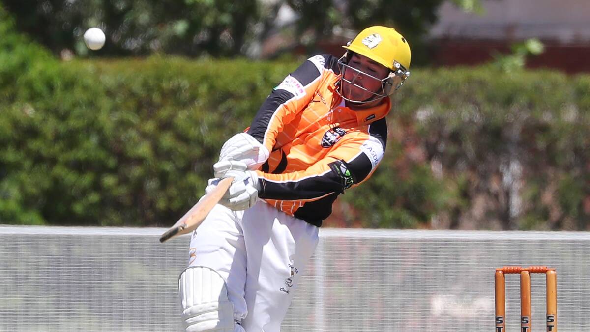 NOT ENOUGH: Ethan Perry top scored with 49 for Wagga RSL but South Wagga went on to take a five-wicket win on Saturday. Picture: Emma Hillier