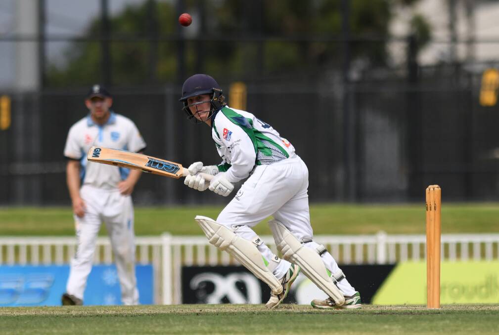 RUNS THERE: Wagga City wicketkeeper Ben Turner sets off for a run as the Cats were restricted to 158 by South Wagga in their grand final loss on Sunday.