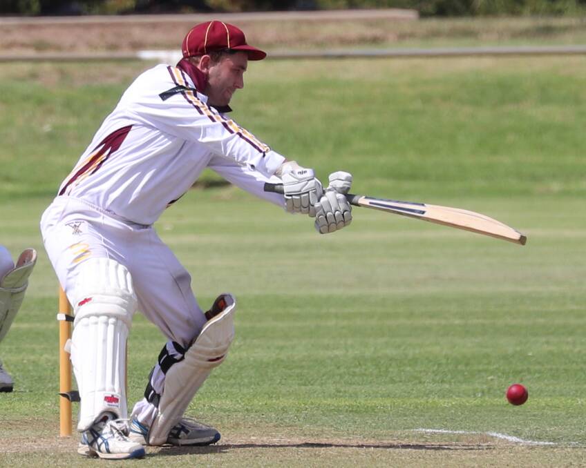 RETURN TO FORM: Jacson Sommerville made 44 at the top of the order as Lake Albert put on plenty of runs against Kooringal Colts on Saturday. Picture: Les Smith
