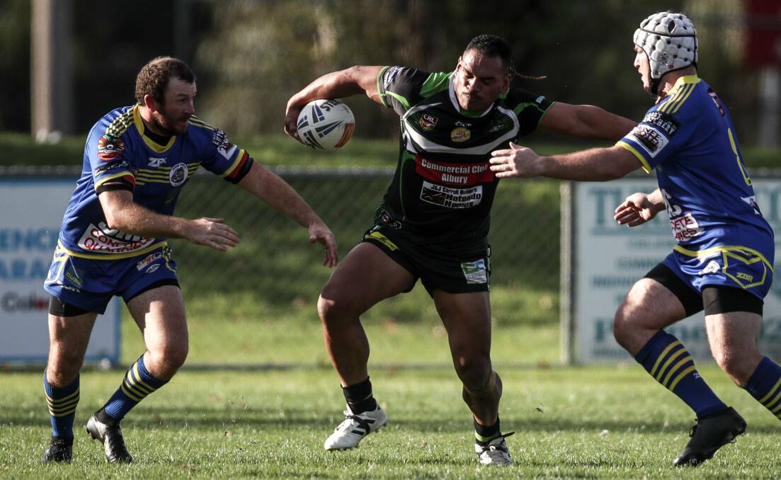 SITTING OUT: Etu Uaisele will miss Albury's trip to Tumut as the Thunder look to close the gap on their top three rivals at Twickenham on Sunday.